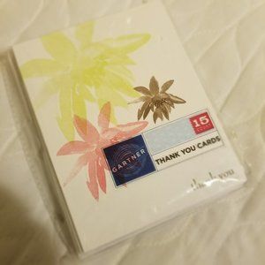 NEW! 15 Watercolor Flowered Notecards